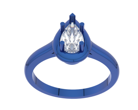 Jewelry isolated on background. 3d rendering - illustration