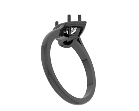 Jewelry isolated on background. 3d rendering - illustration