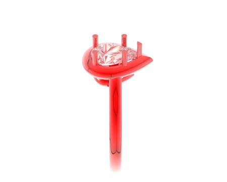 Jewelry isolated on background. 3d rendering - illustration