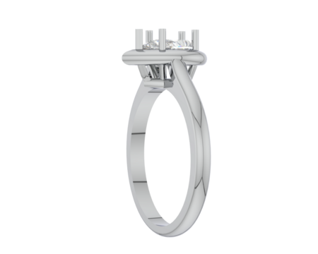 Jewelry isolated on background. 3d rendering - illustration