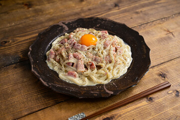 カルボナーラうどん