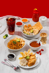 A group of Indonesia Food