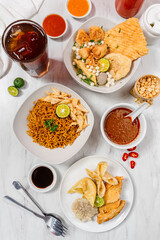 A group of Indonesia Food