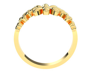 Obraz premium Jewelry isolated on background. 3d rendering - illustration