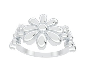 Jewelry isolated on background. 3d rendering - illustration