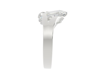 Jewelry isolated on background. 3d rendering - illustration