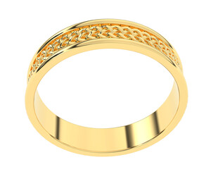 Jewelry isolated on background. 3d rendering - illustration