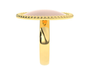 Jewelry isolated on background. 3d rendering - illustration