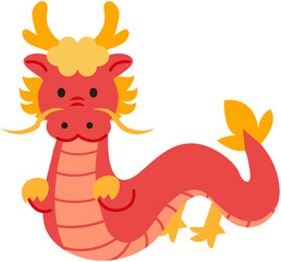 Fototapeta premium Chinese Dragon illustration