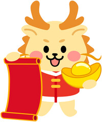 New Year Cute Zodiac Dragon icon