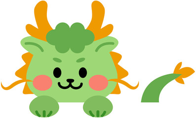 Cute Dragon mascot for Chinese new year