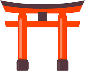 A Torii Gate Landmark of Shinto