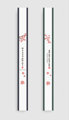  New Year's gift wrapping paper with calligraphy.