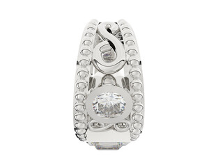 Jewelry isolated on background. 3d rendering - illustration