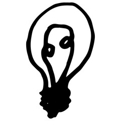 Hand Drawn Lamp Doodle Drawing