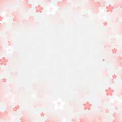 Fototapeta na wymiar 春の桜の季節と高級感な和風背景素材