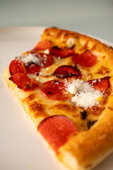 pizza with pepperoni