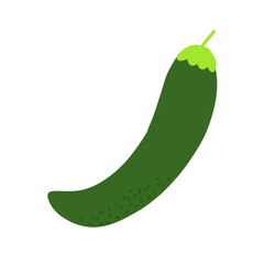 Green chili pepper doodle art