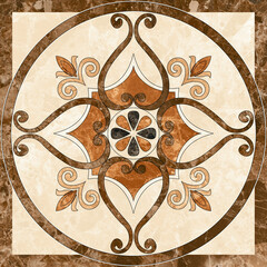 abstract home decorative wooden wall and floor design background, 3D shape wooden background