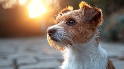 Jack Russell Trick Dog Sitting, Desktop Wallpaper Backgrounds, Background HD For Designer