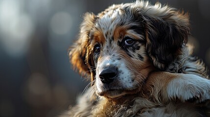 Golden Retriever Puppy Dog Hugging British, Desktop Wallpaper Backgrounds, Background HD For Designer