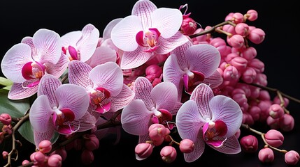 purple orchid flowers are beautiful and popular in the world