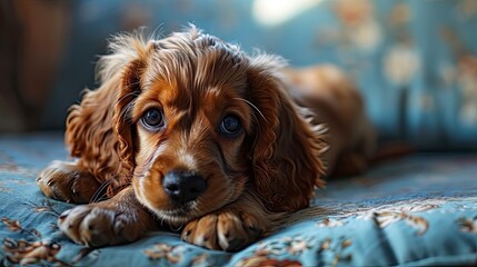 English Cocker Spaniel Puppy Dog Hugs, Desktop Wallpaper Backgrounds, Background HD For Designer