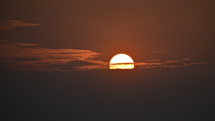Fototapeta na wymiar Closeup sunset