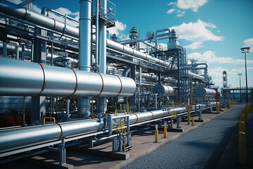 Pipeline and pipe rack and industrial plant