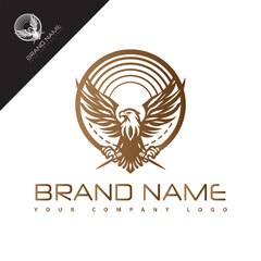 logo design of an eagle