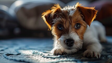 Cute Small Jack Russell Terrier Dog, Desktop Wallpaper Backgrounds, Background HD For Designer