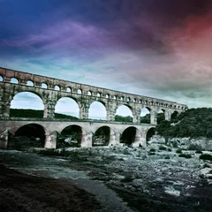 Cercles muraux Pont du Gard Aqueduct