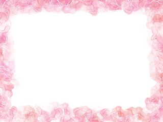 Pink abstract background of Flower marble liquid ink art painting. Image of original artwork watercolor alcohol ink paint texture