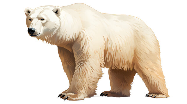 Polar Bear PNG, Arctic Mammal, Polar Bear Image, White Fur, Ice Habitat, Wildlife Photography, Conservation Icon, Arctic Wildlife






