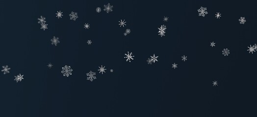 colorful Stars - modern 3d abstract