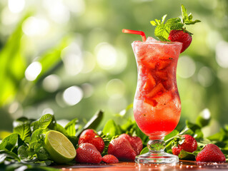 Fruchtiger Erdbeer-Daiquiri