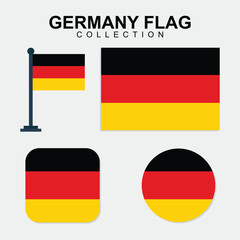 Germany Country National Flag set