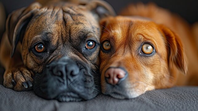 Cropped View Dog Head Cats Heads, Desktop Wallpaper Backgrounds, Background HD For Designer