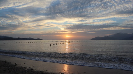 Fototapeta premium sunset at twilight