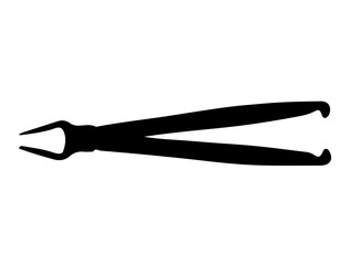 Vintage Tools Silhouette vector art