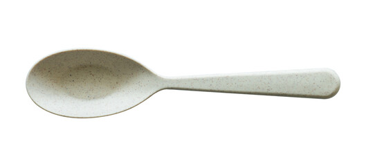 ceramic spoon isolated. cutlery equipment element
