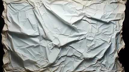 crumpled white paper poster