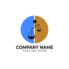 law firm logo design vector