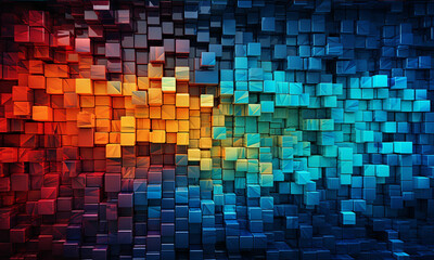 background abstract colorful. illustration AI Generation_35