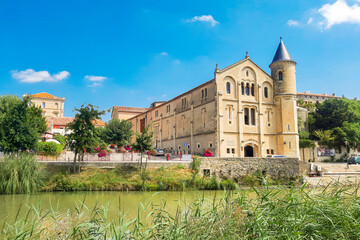 Fototapeta premium Canal du Midi, Canal de la Robine, Narbonne, Le Somail