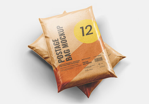 Postage Bags Mockup