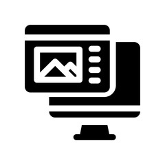 landing page glyph icon