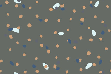 Black Spot Confetti. Pastel Color Dot. Abstract Vector Dot. Seamless Graphic Ball. Small Baby Bubble. Seamless Ink Sparkle. Christmas Polka Pattern. Random Dot. Retro Background. Snow Vector Drawn. - obrazy, fototapety, plakaty