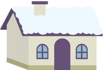Cartoon Winter House