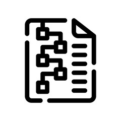 planning line icon